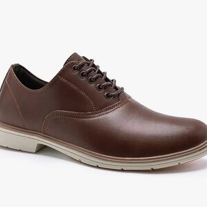 Men's Orthopedic Dress Shoes:Heel Foot Pain Relief Arch Support Oxford Brown 13